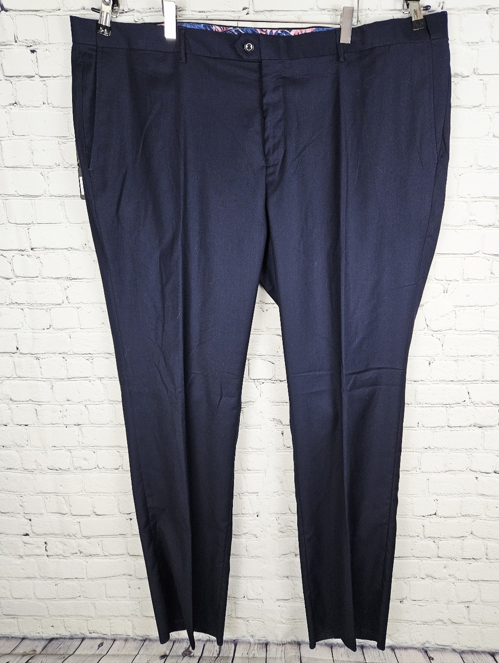 ALPHA + STEELE | AS1F3002 stretch modern slim fit suit trouser dress pants